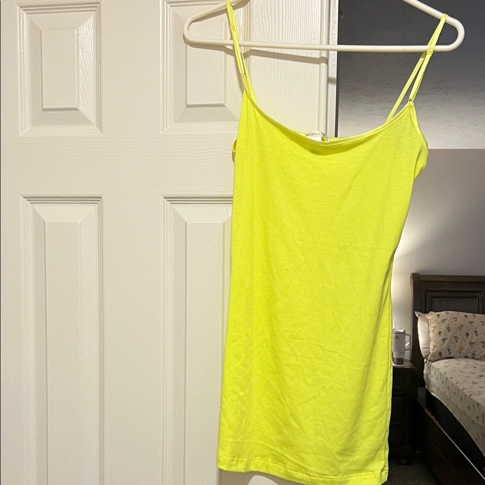 Bozzolo Neon Yellow Camisole Top